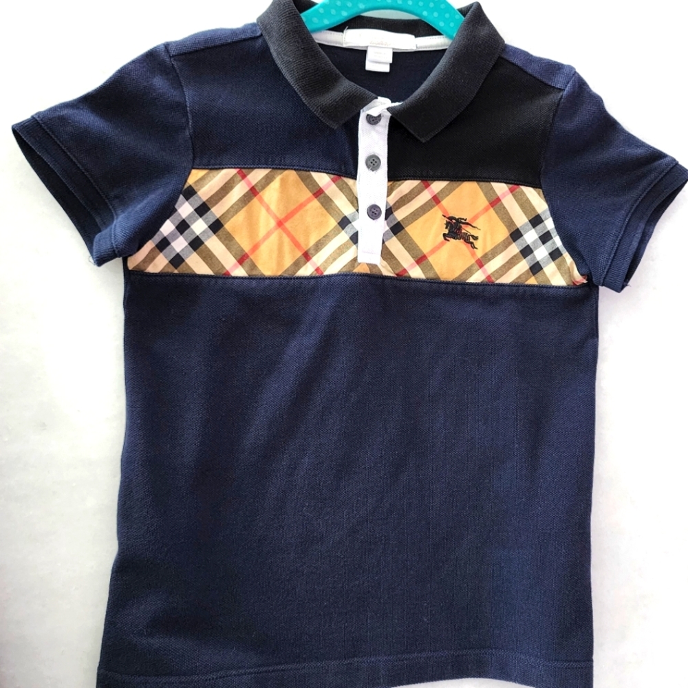 Authentic Burberry boys Polo Shirt. Size 6. Excellent condition. Worn once